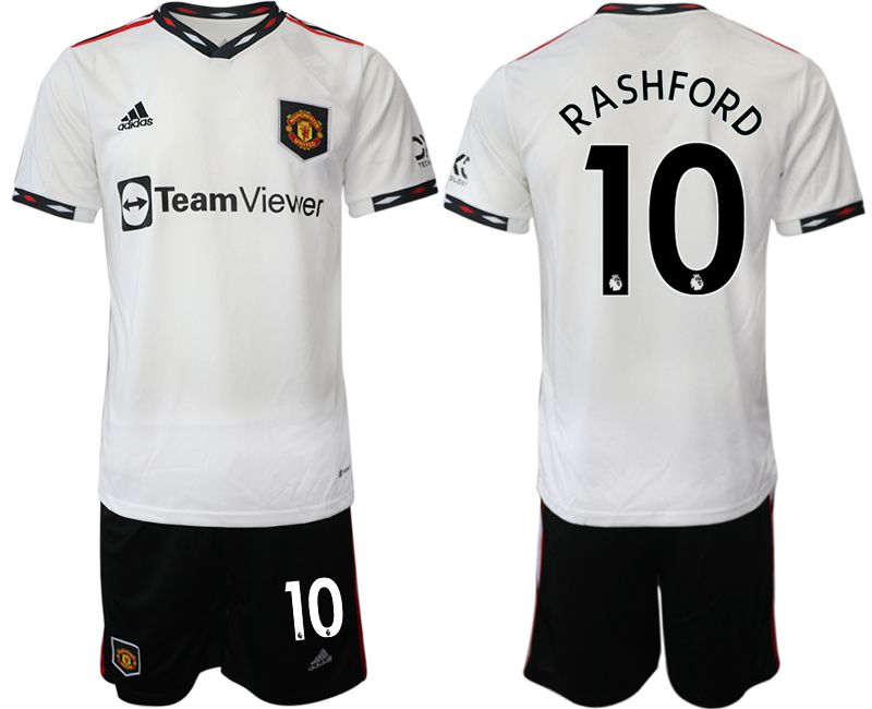 Men 2022-2023 Club Manchester United away white #10 Soccer Jerseys->manchester united jersey->Soccer Club Jersey